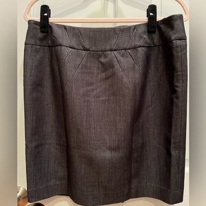 Calvin Klein charcoal grey suit skirt, size 8